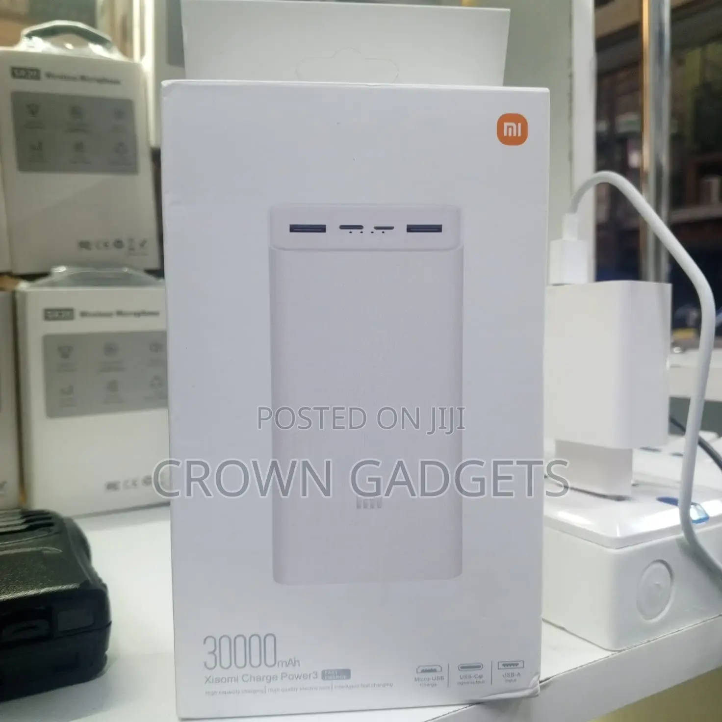 Mi 30000mah Power Bank With 18w Fast Charging Triple Ports