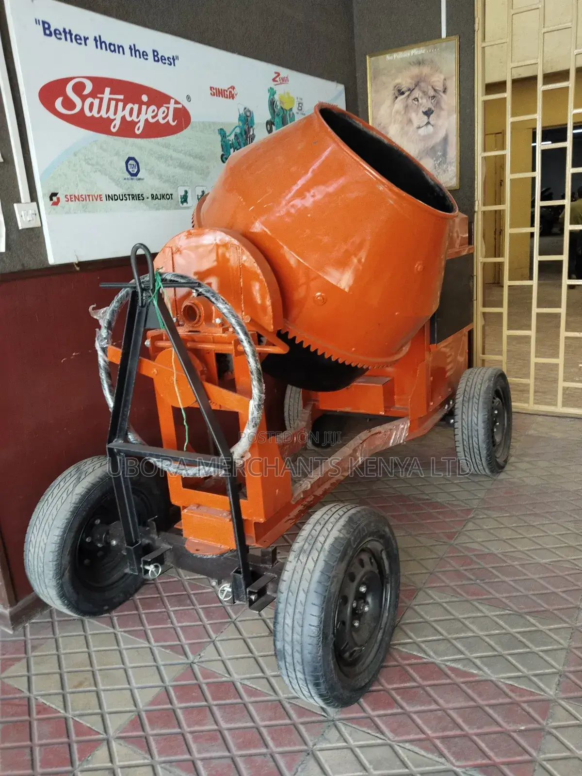 500l 8hp Titan Concrete Mixer Machine