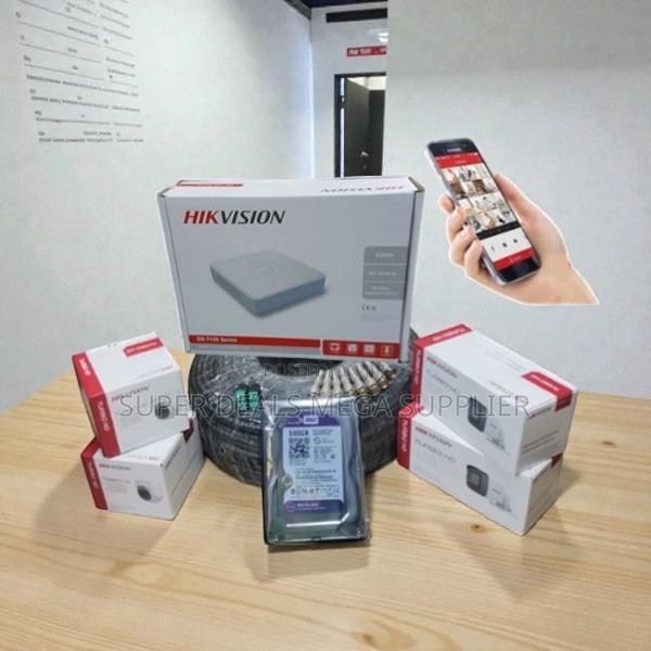 Low Cost Hikvision 4 Hd 1080p 2mp CCTV Cameras Complete System Kit