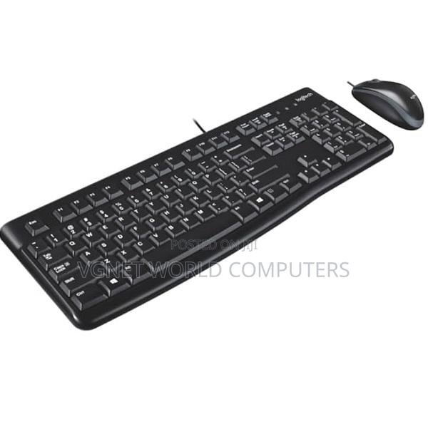 Logitech Mk120 Wired Desktop Set Keyboard/Mouse Usb Black - thumbnail 2