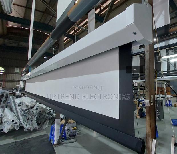 240×240 Cm Electric Projector Screen – Smart, Smooth Effortless  - main view