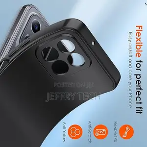 Ivoler Silicone Case for Honor 70 Flexible Tpu Matte Black