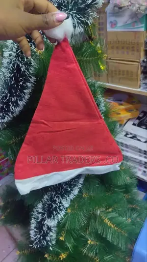 Plain Coloured Christmas Hat
