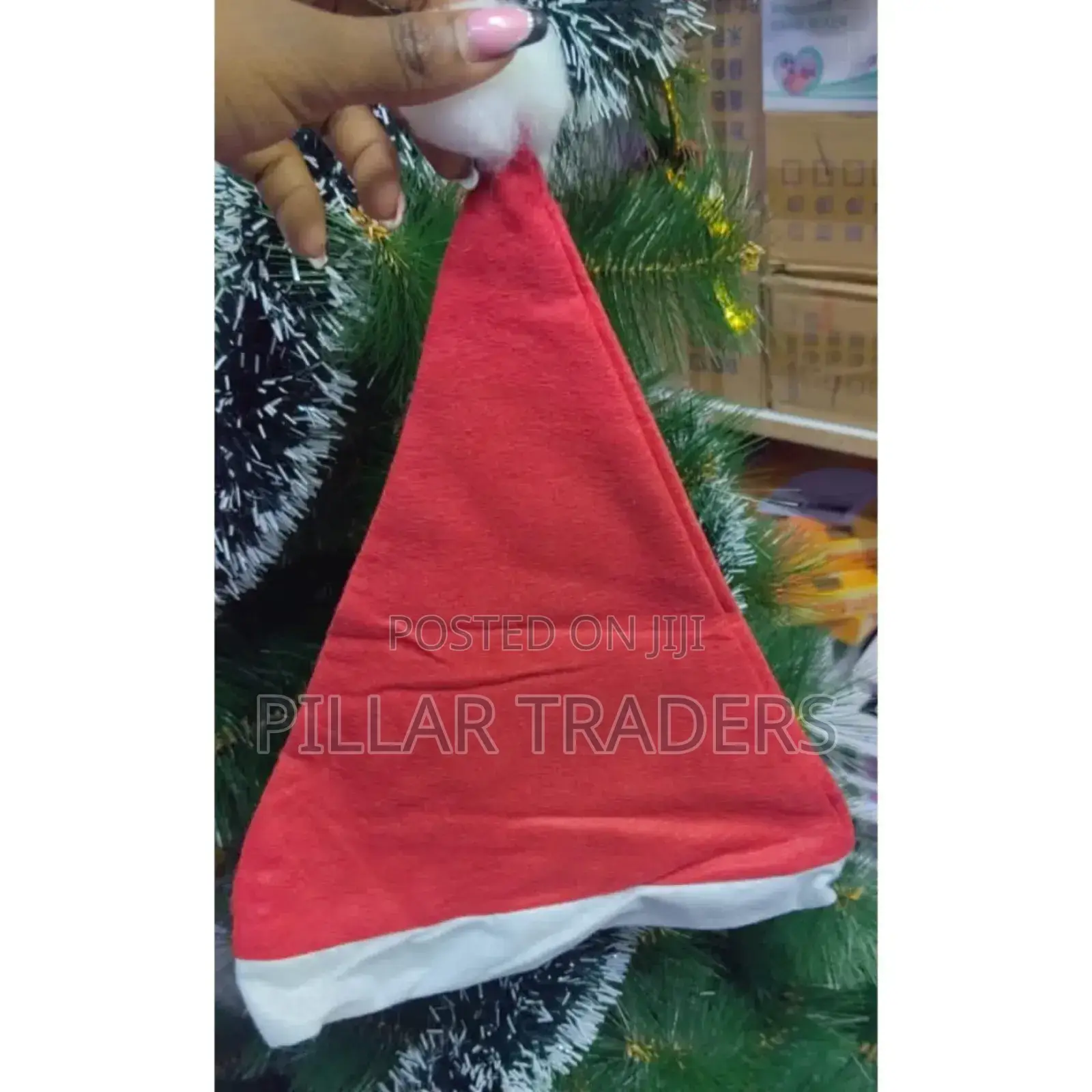 Plain Coloured Christmas Hat