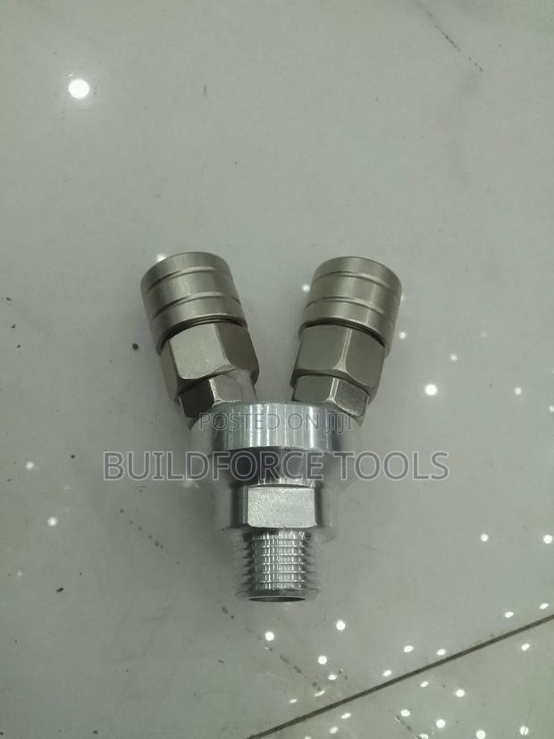 Compressor 2 Way Quick Release Coupler - thumbnail 2