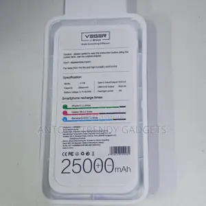 Veger V11w 25000mah Fast Charging Power Bank With Flashlight