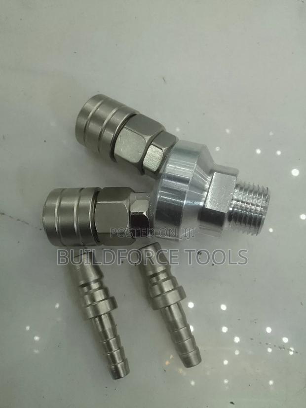 Complete Set 2way Quick Release Coupler Air Compressor Accessory - thumbnail 2