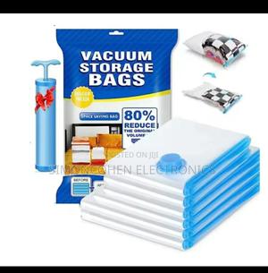 6pcs Vacuum Storage Bags With Suction Pump - main view