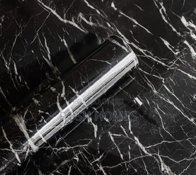 Black Marble Self Adhesive Contact Papers