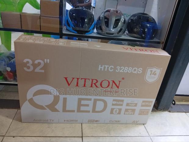 Vitron 32" Qled Smart Android Tv, Model HTC 3288qs. - main view