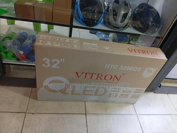 Vitron 32" Qled Smart Android Tv, Model HTC 3288qs. - thumbnail 2