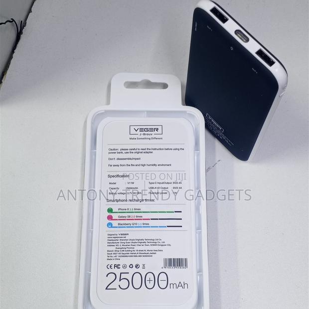 25000mah Veger V11w Backup Power Bank For Smartphones & Tablets