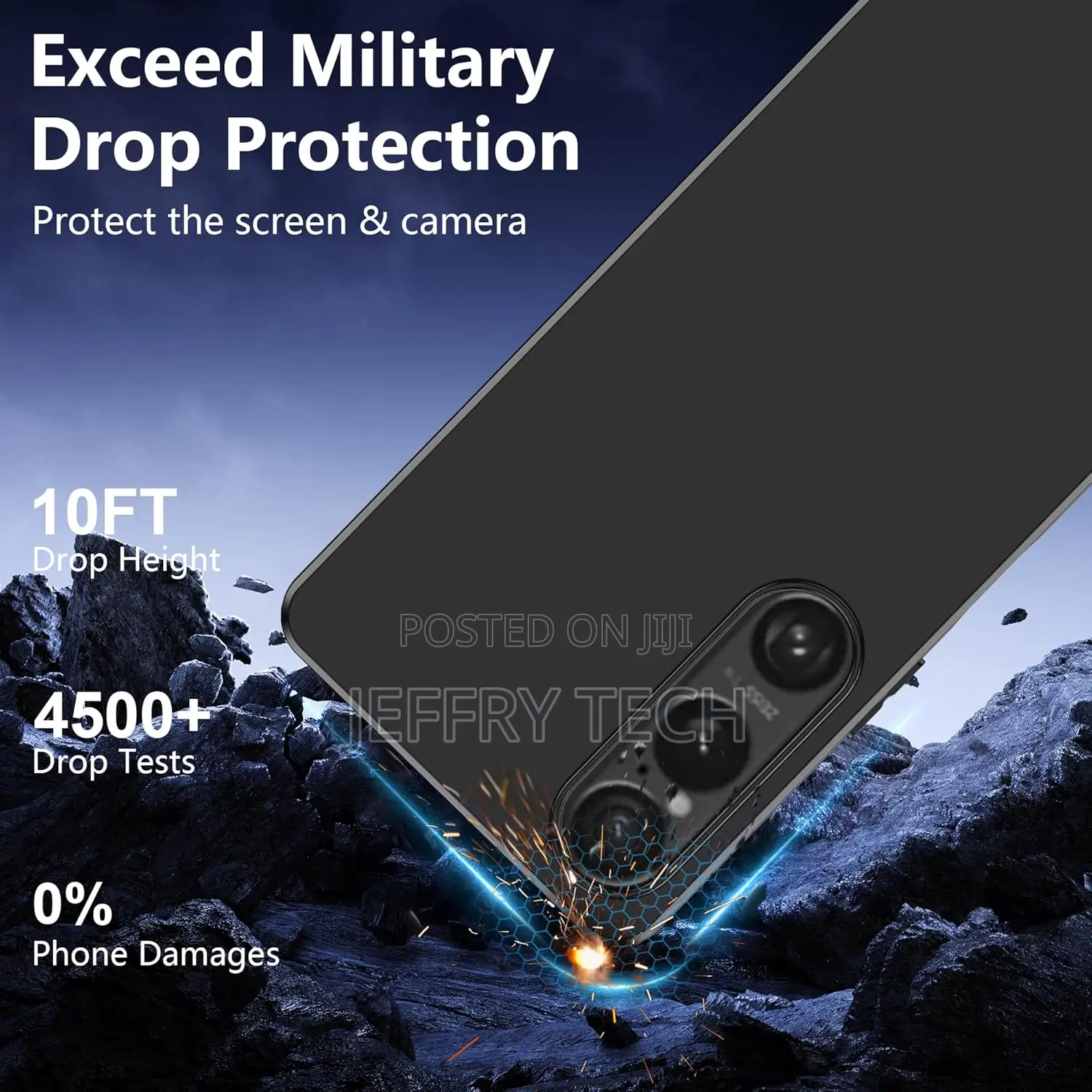Sutkue Sony Xperia 1 Vii Tpu Rubber Soft Silicone Protective Case