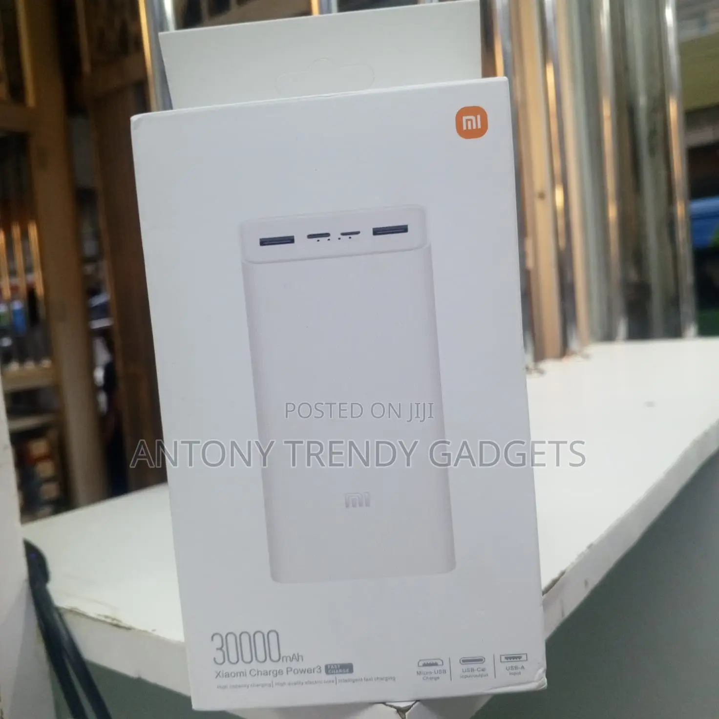 Mi 18w 30000mah Pd Power Bank Triple Output Fast Charger