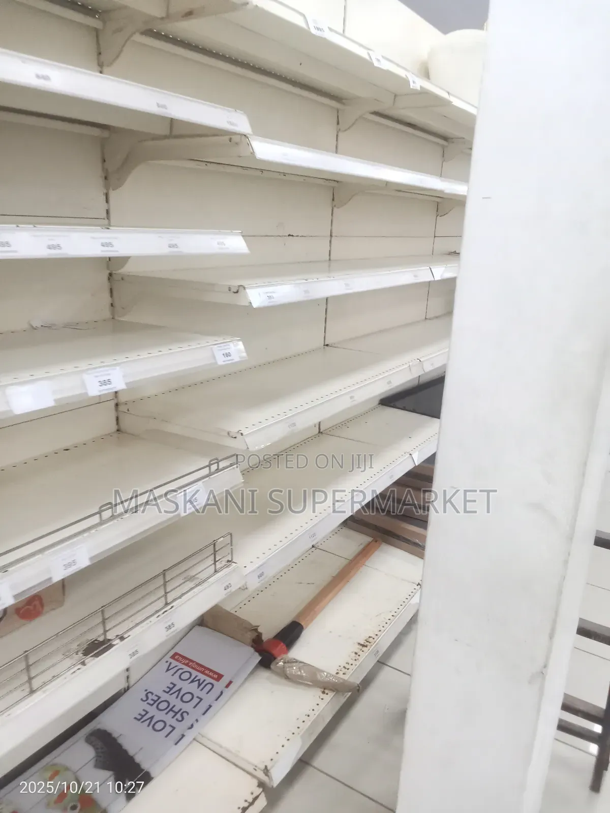 Neat Supermarket Shelves