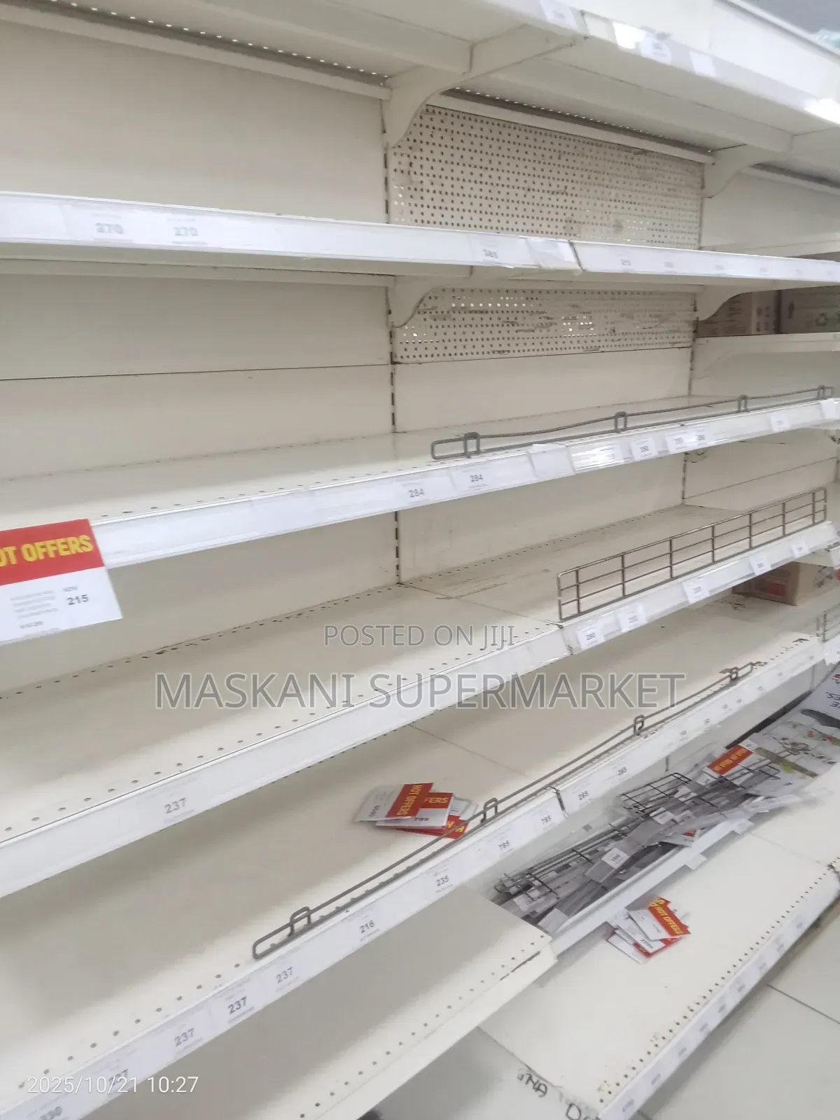 Neat Supermarket Shelves