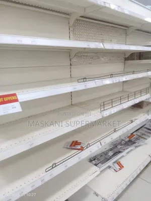 Neat Supermarket Shelves