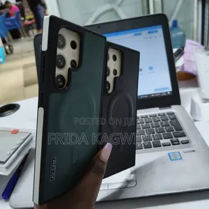 Leather Aircase Back Cover For Samsung Galaxy S24 Ultra