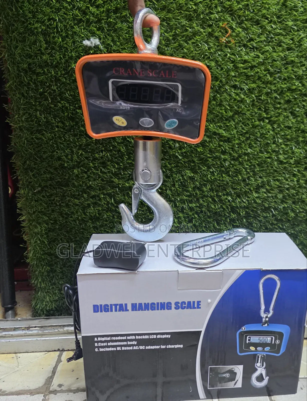 1000kg Digital Clane Scale Heavy Duty