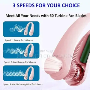 Portable Rechargeable Neck Hanging Usb Fan