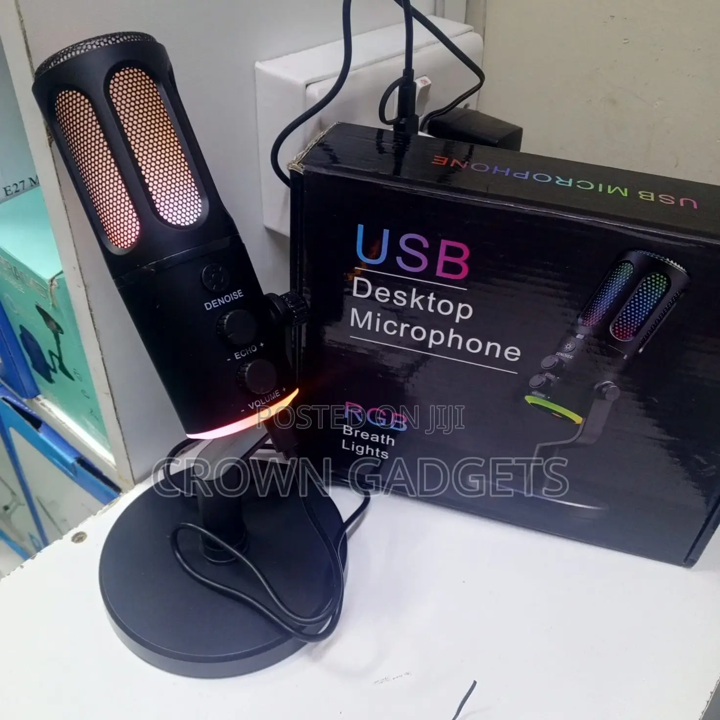 Usb RGB Condenser Microphone for Gaming, Streaming Podcasting