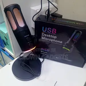 Usb RGB Condenser Microphone for Gaming, Streaming Podcasting