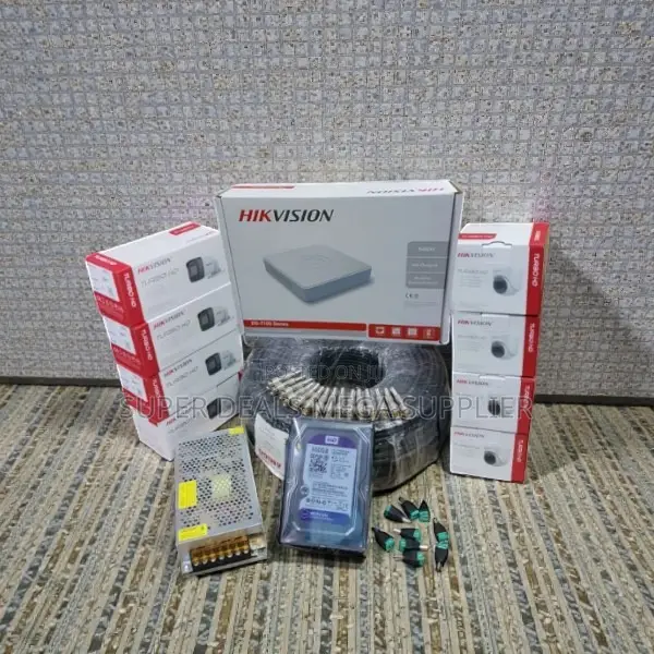 Night Vision Activated Hikvision 8 1080p CCTV Cameras Full System Kit