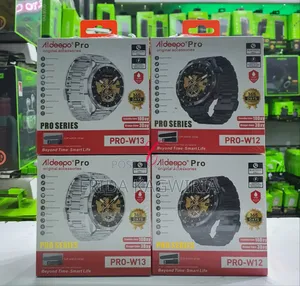 Aldepedo Metallic* Smart Watches With Free Silicone Replacement Strap