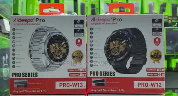Aldepedo Metallic* Smart Watches With Free Silicone Replacement Strap - thumbnail 3