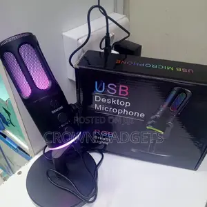 Plug Play RGB Microphone for Pc Ps4 Ps5 Laptop Streaming