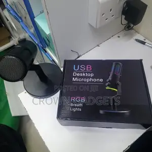 Plug Play RGB Microphone for Pc Ps4 Ps5 Laptop Streaming