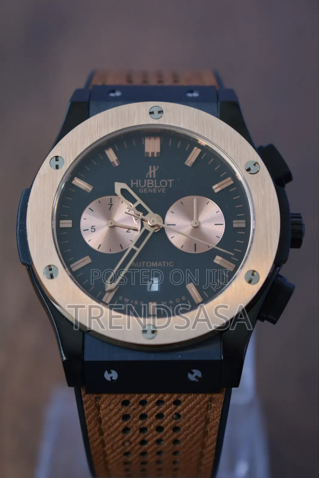 Hublot Classic Fusion Two Tone Rose Gold and Black