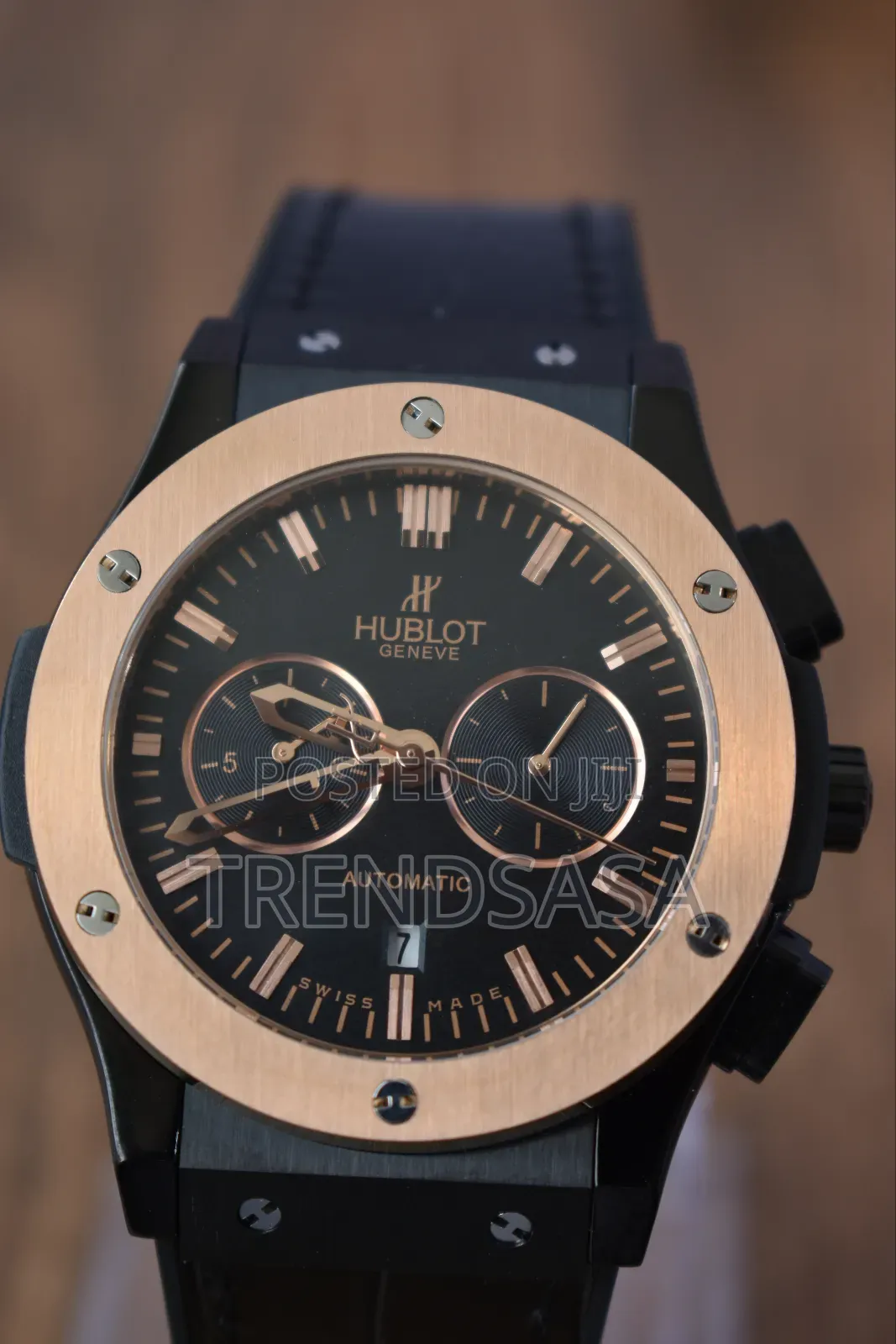 Hublot Classic Fusion Two Tone Rose Gold and Black