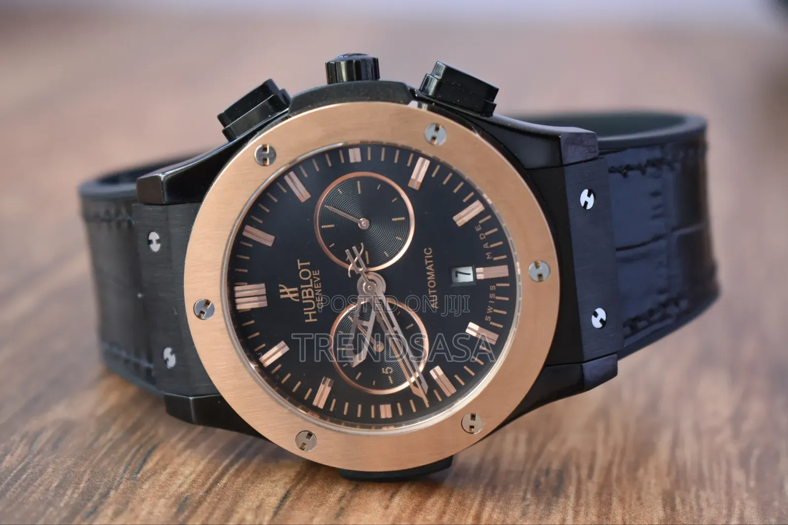 Hublot Classic Fusion Two Tone Rose Gold and Black