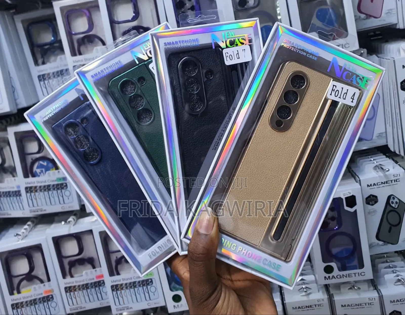 Samsung Galaxy Fold 3 Leather Case With Stylus Pen