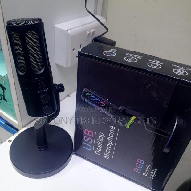 Usb Rgb Gaming Microphone With Noise Cancel & Echo Control