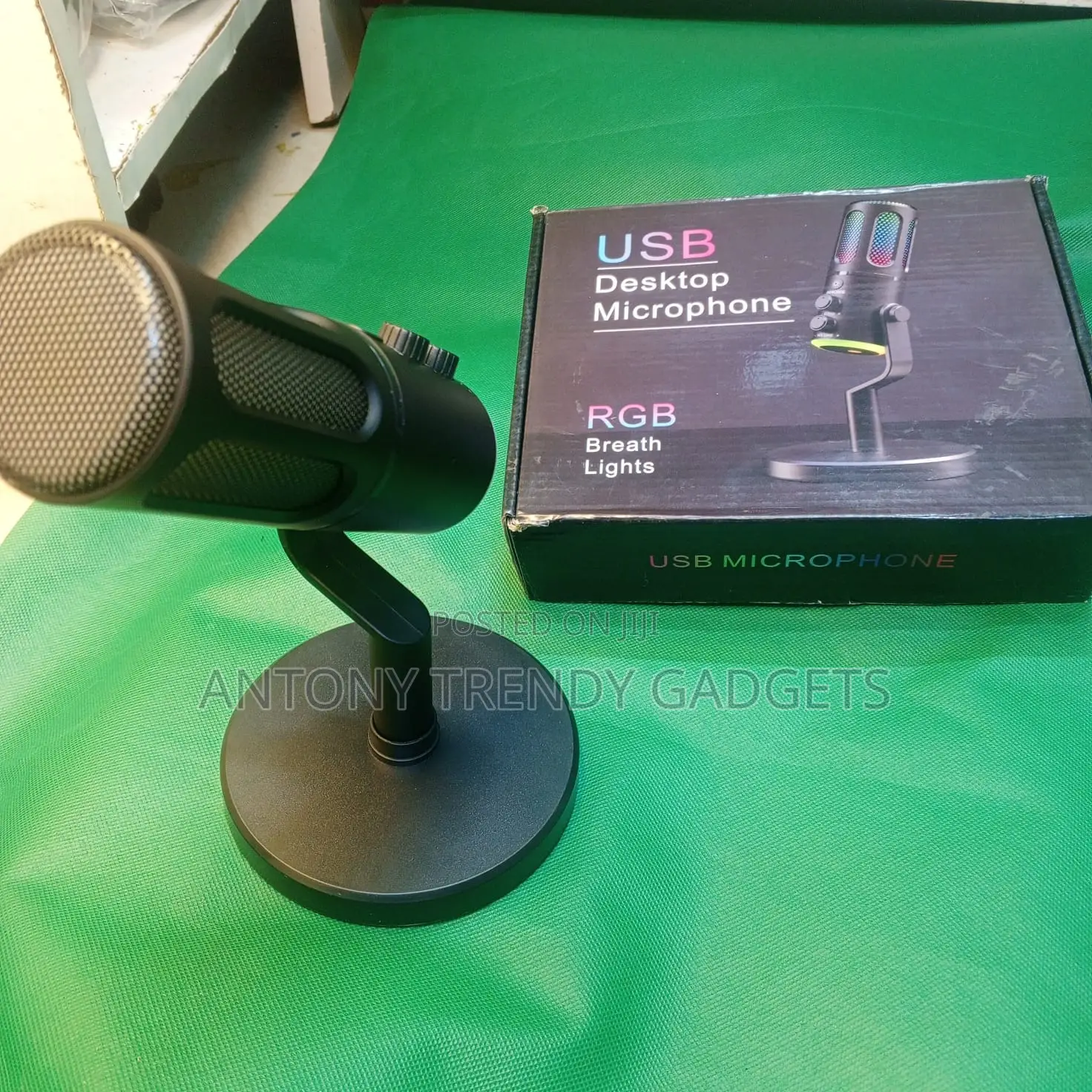 Usb Rgb Gaming Microphone With Noise Cancel & Echo Control