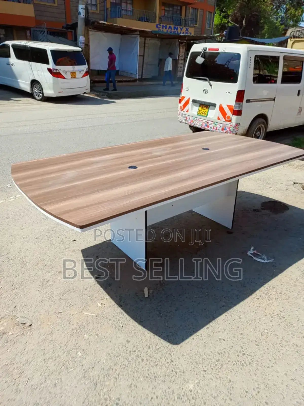Brown Executive Boardroom Table