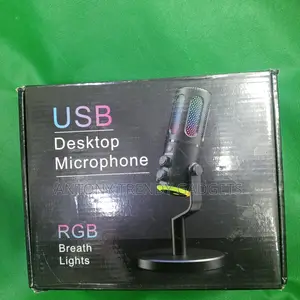 Plug & Play Rgb Condenser Mic For Streaming, Pc & Ps5