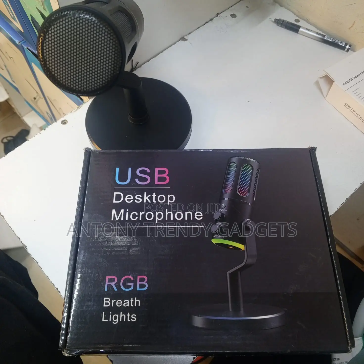 RGB Usb Microphone for Gaming, Podcasts Online Meetings