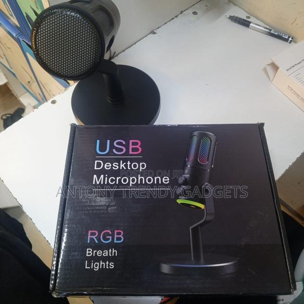 Rgb Usb Microphone For Gaming, Podcasts & Online Meetings - thumbnail 2