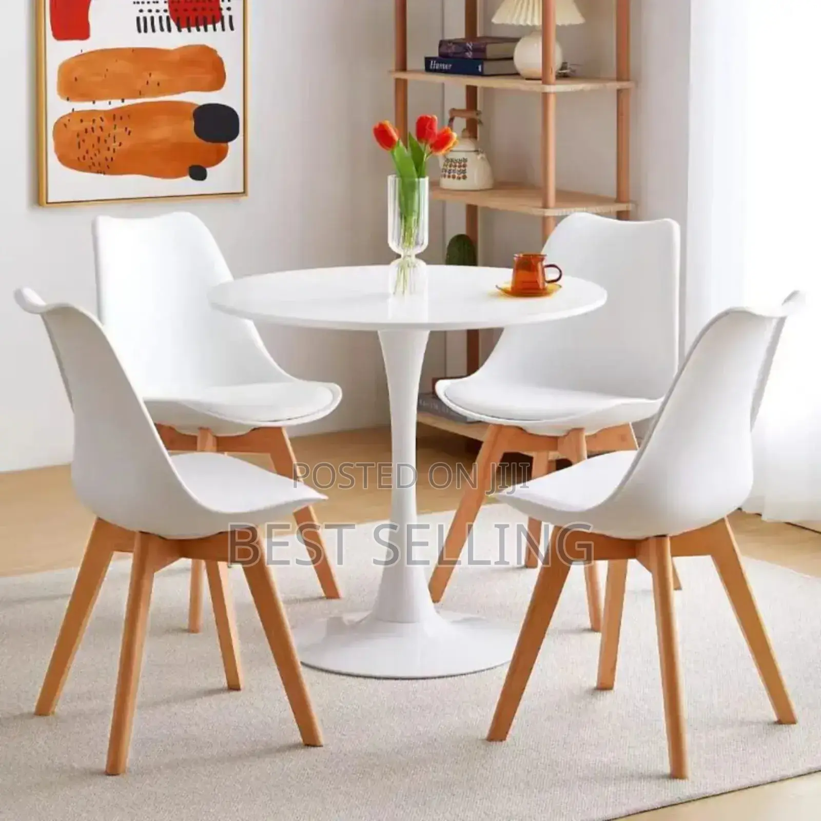 Presented White Dining Set