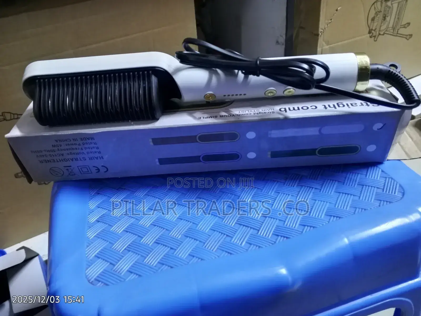 Electric Hair Straightener Comb