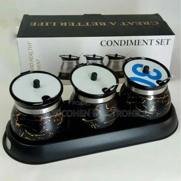 Condiment Sugar Dish Set