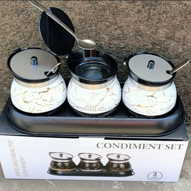Condiment Sugar Dish Set - thumbnail 2