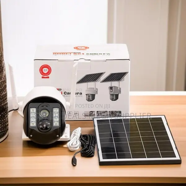Solar Powered 4g V380 Pro PTZ Camera With Auto Track and Color Night