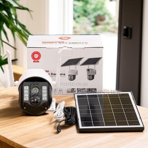 V380 Pro 4g Solar CCTV Camera With Color Night and Pir Detection