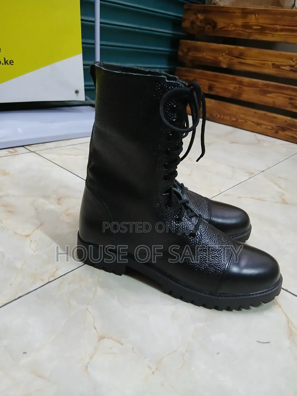 Cushioned Insoles Security Guard Boots