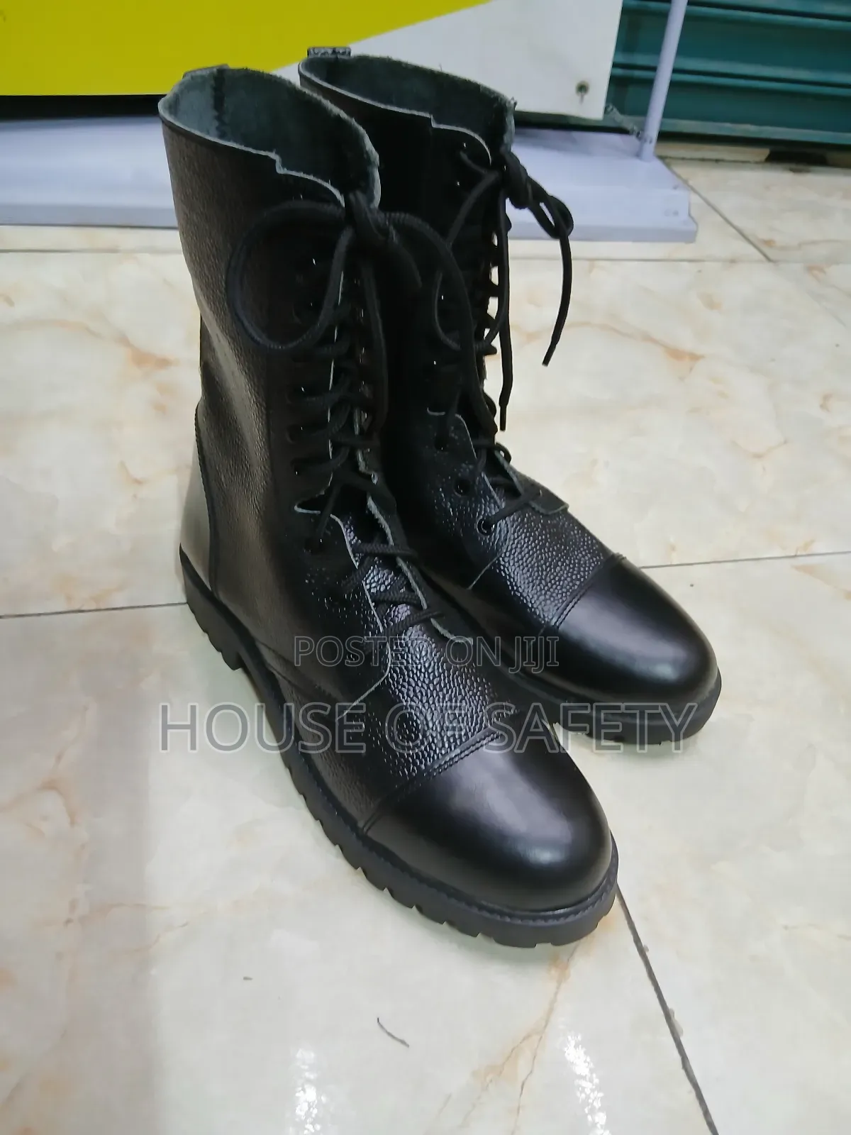 Cushioned Insoles Security Guard Boots