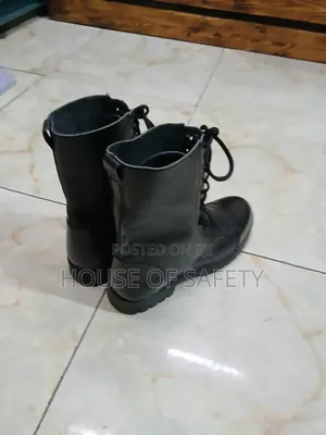 Leather Blend Security Guard Safety Boots